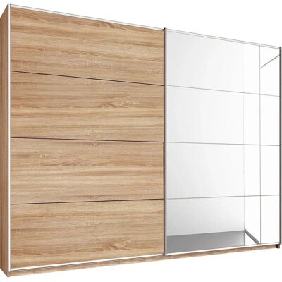 RAUCH Gandra Kleiderschrank - 2 Türen, 2 Einlegeböden, 2 Kleiderstangen RAUCH Gandra Kleiderschrank - 2 Türen, 2 Einlegeböden, 2 Kleiderstangen