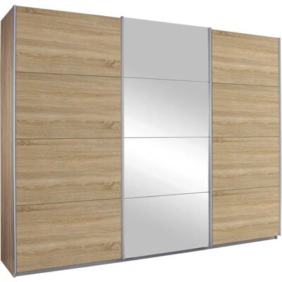 RAUCH Gandra Schrank - 3 Türen, 3 Einlegeböden, 3 Stangen - Made in Germany RAUCH Gandra Schrank - 3 Türen, 3 Einlegeböden, 3 Stangen - Made in Germany