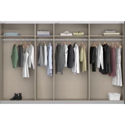 RAUCH Schrank 316x211cm 4-tür grau mit Synchronöffnung RAUCH Schrank 316x211cm 4-tür grau mit Synchronöffnung