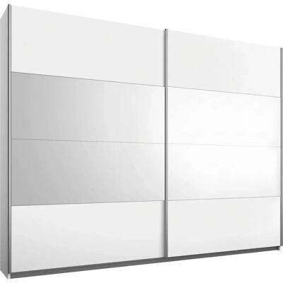 RAUCH Imposa Weiß Hochglanz Doppel-Schrank - Kleiderschrank RAUCH Imposa Weiß Hochglanz Doppel-Schrank - Kleiderschrank