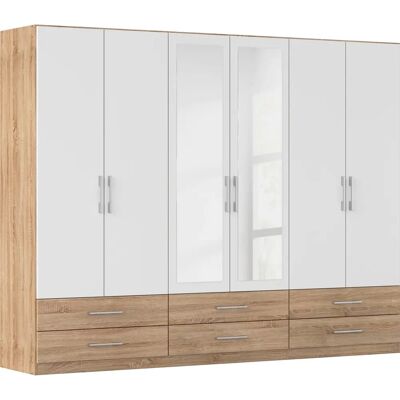 Kleiderschrank Hersbruck von Rauch - 270x210x54 cm, 2 Spiegel, 6 Schubladen Kleiderschrank Hersbruck von Rauch - 270x210x54 cm, 2 Spiegel, 6 Schubladen