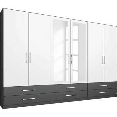 Kleiderschrank Hersbruck von Rauch mit 2 Spiegeln - Kleiderschrank Kleiderschrank Hersbruck von Rauch mit 2 Spiegeln - Kleiderschrank