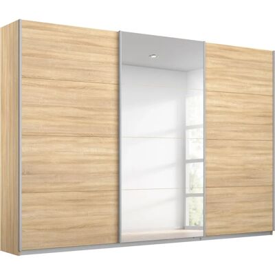 Rauch Kulmbach Kleiderschrank - Schiebetüren, 3 Böden, 3 Stangen Rauch Kulmbach Kleiderschrank - Schiebetüren, 3 Böden, 3 Stangen