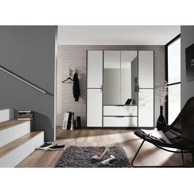 Rauch Essensa Kleiderschrank - Modernes Design, Spiegeltüren, Großraum Rauch Essensa Kleiderschrank - Modernes Design, Spiegeltüren, Großraum