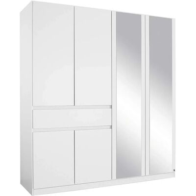 RAUCH Tübingen Kleiderschrank - Spiegel, 180x54x197 cm - Weiß RAUCH Tübingen Kleiderschrank - Spiegel, 180x54x197 cm - Weiß