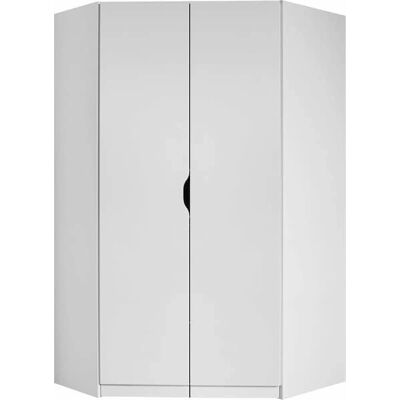 Rauch Freiham Eckkleiderschrank - Weiß, 2-türig, 197cm hoch - Kleiderschrank Rauch Freiham Eckkleiderschrank - Weiß, 2-türig, 197cm hoch - Kleiderschrank