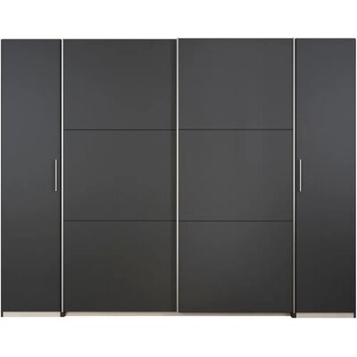 RAUCH Kronach Kleiderschrank - Modernes Design, 4 Böden, 4 Türen RAUCH Kronach Kleiderschrank - Modernes Design, 4 Böden, 4 Türen