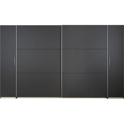 Rauch Kronach Grauer Schiebetürenschrank - Kleiderschrank Rauch Kronach Grauer Schiebetürenschrank - Kleiderschrank