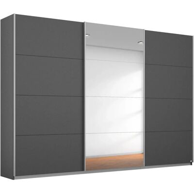 Rauch Cortona Kleiderschrank - 3 Türen, Verstellbare Regale, Spiegel Rauch Cortona Kleiderschrank - 3 Türen, Verstellbare Regale, Spiegel