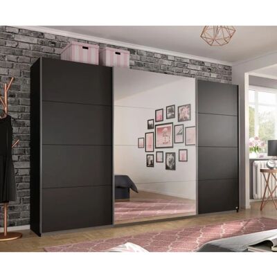 Rauch Cortona Kleiderschrank - Schiebetüren, Inneneinteilung, 15 Einlegeböden Rauch Cortona Kleiderschrank - Schiebetüren, Inneneinteilung, 15 Einlegeböden