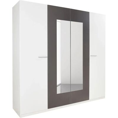RAUCH Borba Schrank - Elegante Spiegeltüren, Geräumiger Innenraum, Made in Germany RAUCH Borba Schrank - Elegante Spiegeltüren, Geräumiger Innenraum, Made in Germany
