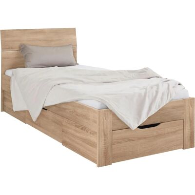 Rauch Flexx Bett - 90x200cm mit Stauraum - Modernes Schlafzimmer Rauch Flexx Bett - 90x200cm mit Stauraum - Modernes Schlafzimmer