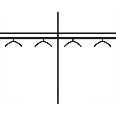 RAUCH Memphis Schrank - Schiebetür, Weiß, 180x210 cm RAUCH Memphis Schrank - Schiebetür, Weiß, 180x210 cm
