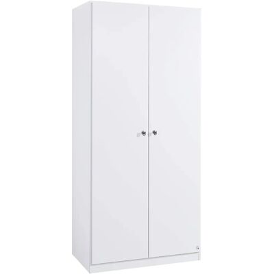 Rauch Buchholz Kleiderschrank - 90cm, 2 Türen, Weiß - Schrank Rauch Buchholz Kleiderschrank - 90cm, 2 Türen, Weiß - Schrank