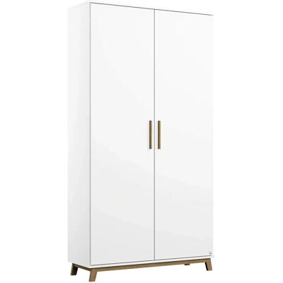 Rauch Carlsson Kleiderschrank - Skandinavisches Design, Hergestellt in Deutschland - 2-türig Rauch Carlsson Kleiderschrank - Skandinavisches Design, Hergestellt in Deutschland - 2-türig