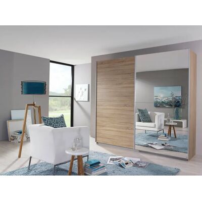 Rauch Quadra Schrank mit Spiegel - Anpassbares Design & Großes Stauraum Rauch Quadra Schrank mit Spiegel - Anpassbares Design & Großes Stauraum