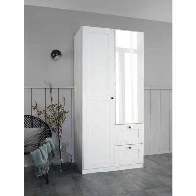 RAUCH Skagen Kleiderschrank - Modern, Weiß, Verstellbare Regale RAUCH Skagen Kleiderschrank - Modern, Weiß, Verstellbare Regale