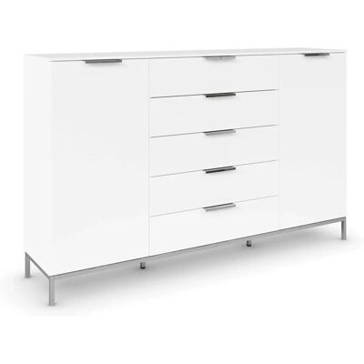 RAUCH Flipp Sideboard - 2-türig, 5 Schubladen, Soft-Close, 180cm RAUCH Flipp Sideboard - 2-türig, 5 Schubladen, Soft-Close, 180cm