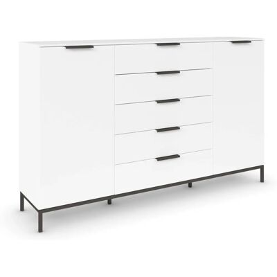 Höffner Frome Weiß Highboard - Highboard Höffner Frome Weiß Highboard - Highboard