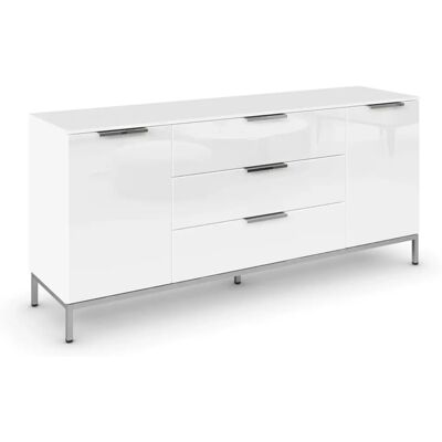 Rauch Flipp Sideboard - 3 Türen, 3 Schubladen, Weiß Rauch Flipp Sideboard - 3 Türen, 3 Schubladen, Weiß
