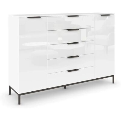 Höffner Frome Weiß Highboard - Highboard Höffner Frome Weiß Highboard - Highboard