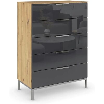 Höffner Frome - Kommode - holzfarben - 80x111 cm Höffner Frome - Kommode - holzfarben - 80x111 cm
