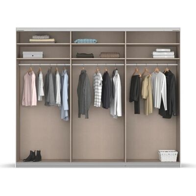 RAUCH Oteli Kleiderschrank - Modern Grau 3-türiger Schrank RAUCH Oteli Kleiderschrank - Modern Grau 3-türiger Schrank