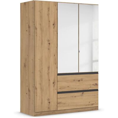 RAUCH Costa Drehtürenschrank - 3 Türen, 2 Schubladen, Eiche Artisan RAUCH Costa Drehtürenschrank - 3 Türen, 2 Schubladen, Eiche Artisan