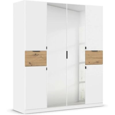 Rauch Ticao Kleiderschrank - Verstellbare Böden, Metall & MDF, Made in Germany Rauch Ticao Kleiderschrank - Verstellbare Böden, Metall & MDF, Made in Germany