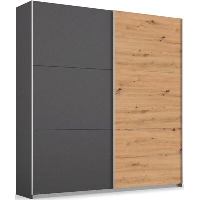 RAUCH Aurelio Schwebetürenschrank - Mit 2 Türen, Verstellbare Regale, Made in Germany RAUCH Aurelio Schwebetürenschrank - Mit 2 Türen, Verstellbare Regale, Made in Germany