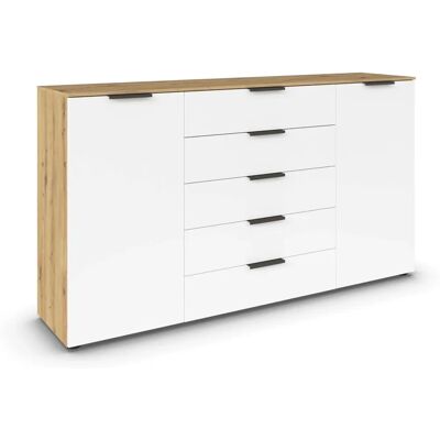 Sconto Holzfarben Sideboard - 180x100cm - Moderner Stauraum Sconto Holzfarben Sideboard - 180x100cm - Moderner Stauraum