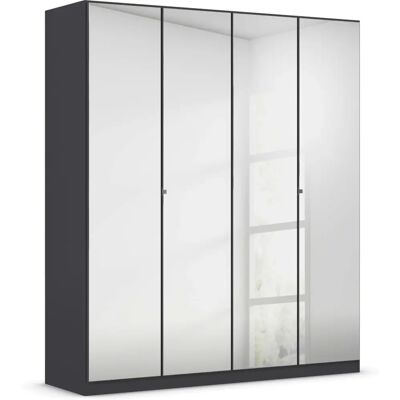 RAUCH Reflect Drehtürenschrank - 4-türig, Grau, 181x210x54 cm RAUCH Reflect Drehtürenschrank - 4-türig, Grau, 181x210x54 cm