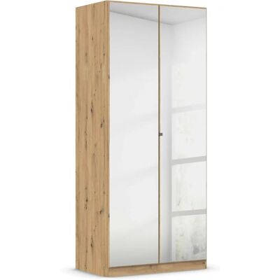 RAUCH Reflect Drehtürenschrank - 91cm x 210cm - Braun RAUCH Reflect Drehtürenschrank - 91cm x 210cm - Braun