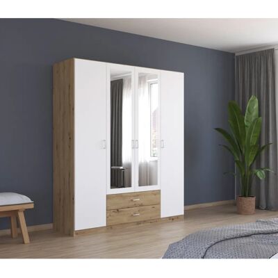 Kleiderschrank RAUCH Gamma mit Spiegel - Moderner Stauraum Kleiderschrank RAUCH Gamma mit Spiegel - Moderner Stauraum