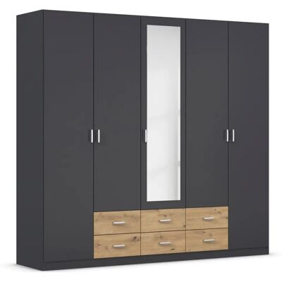 RAUCH Gamma Kleiderschrank - Moderner Schrank mit Spiegel RAUCH Gamma Kleiderschrank - Moderner Schrank mit Spiegel