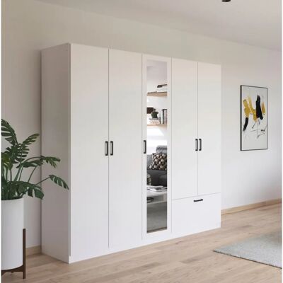 Rauch Bari Kleiderschrank - 5-türig, 225x210cm Rauch Bari Kleiderschrank - 5-türig, 225x210cm