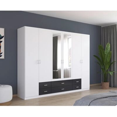 rauch GAMMA Kleiderschrank - Modernes Design - 271x54x210 cm rauch GAMMA Kleiderschrank - Modernes Design - 271x54x210 cm