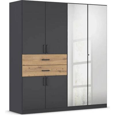 RAUCH Maika Kleiderschrank - 6 Türen, 2 Schubladen, 181x54x197cm RAUCH Maika Kleiderschrank - 6 Türen, 2 Schubladen, 181x54x197cm