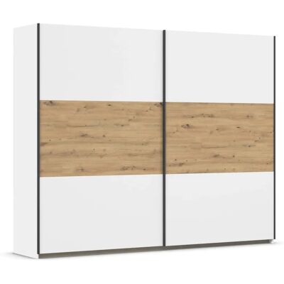 RAUCH Neo Kleiderschrank - Weiß, Eiche Artisan, 261cm RAUCH Neo Kleiderschrank - Weiß, Eiche Artisan, 261cm