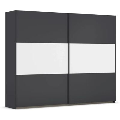 RAUCH Neo Gardrób - Szürke (graumetallic, alpinweiß) - Nagy tárolóhely RAUCH Neo Gardrób - Szürke (graumetallic, alpinweiß) - Nagy tárolóhely