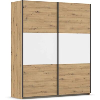 RAUCH Neo Kleiderschrank - 2-türig, 175x59x210 cm, Weiß RAUCH Neo Kleiderschrank - 2-türig, 175x59x210 cm, Weiß