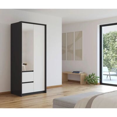 RAUCH Mainz mit Spiegel und Passepartout - Kleiderschrank RAUCH Mainz mit Spiegel und Passepartout - Kleiderschrank
