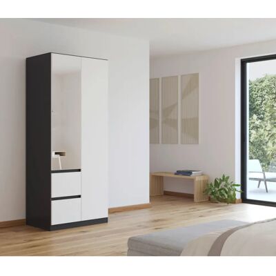 Rauch Mainz Kleiderschrank mit Spiegel - Modernes Stauraumdesign Rauch Mainz Kleiderschrank mit Spiegel - Modernes Stauraumdesign