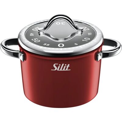 Silit Vitaliano Timer - Rosso - Kitchen Timer - 60 Min Silit Vitaliano Timer - Rosso - Kitchen Timer - 60 Min