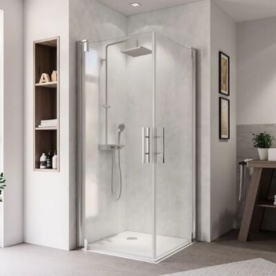 Breuer Europa Design Hoekinstap met 2 draaideuren - Douchecabine Breuer Europa Design Hoekinstap met 2 draaideuren - Douchecabine