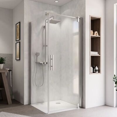 Breuer Europa Design Douchewand - Veiligheidsglas ESG - 90cm - Douchewand Breuer Europa Design Douchewand - Veiligheidsglas ESG - 90cm - Douchewand