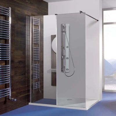 Breuer Entra Douchewand - Helder Glas - Chroom Effect - 140/200cm Breuer Entra Douchewand - Helder Glas - Chroom Effect - 140/200cm