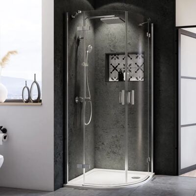 Breuer Marke Panorama Runddusche - 4-teilig, 100x100cm, Chrome Breuer Marke Panorama Runddusche - 4-teilig, 100x100cm, Chrome