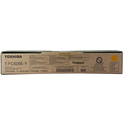 Toshiba T-Fc505ey - Cartouche de toner jaune - 33 600 pages - Accessoire d'imprimante - Publicité Toshiba T-Fc505ey - Cartouche de toner jaune - 33 600 pages - Accessoire d'imprimante - Publicité