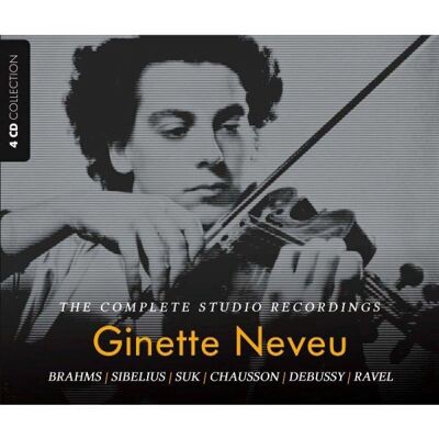 Proper Ginette Neveu - Enregistrements en studio complets - Coffret 4CD - CD de musique - Publicité Proper Ginette Neveu - Enregistrements en studio complets - Coffret 4CD - CD de musique - Publicité